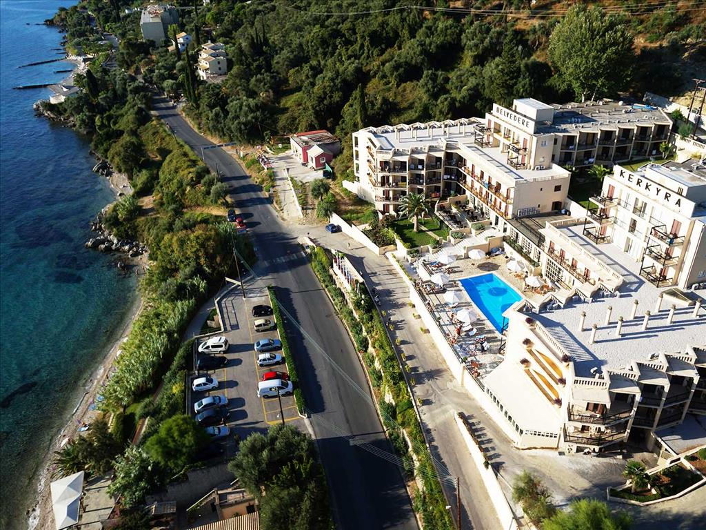 Corfu Belvedere Hotel: Aerial view